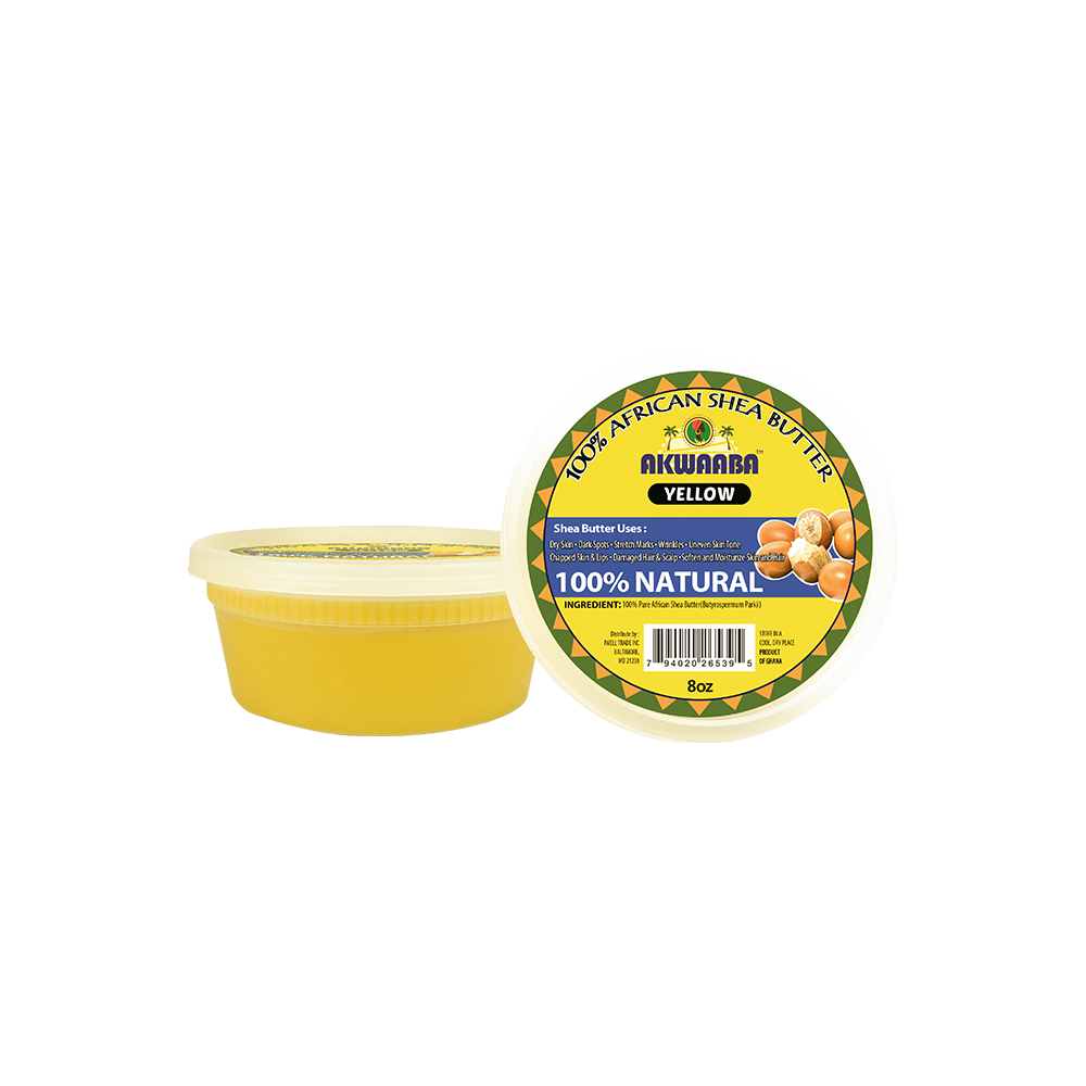 Akwaaba African Shea Butter Solid Yellow