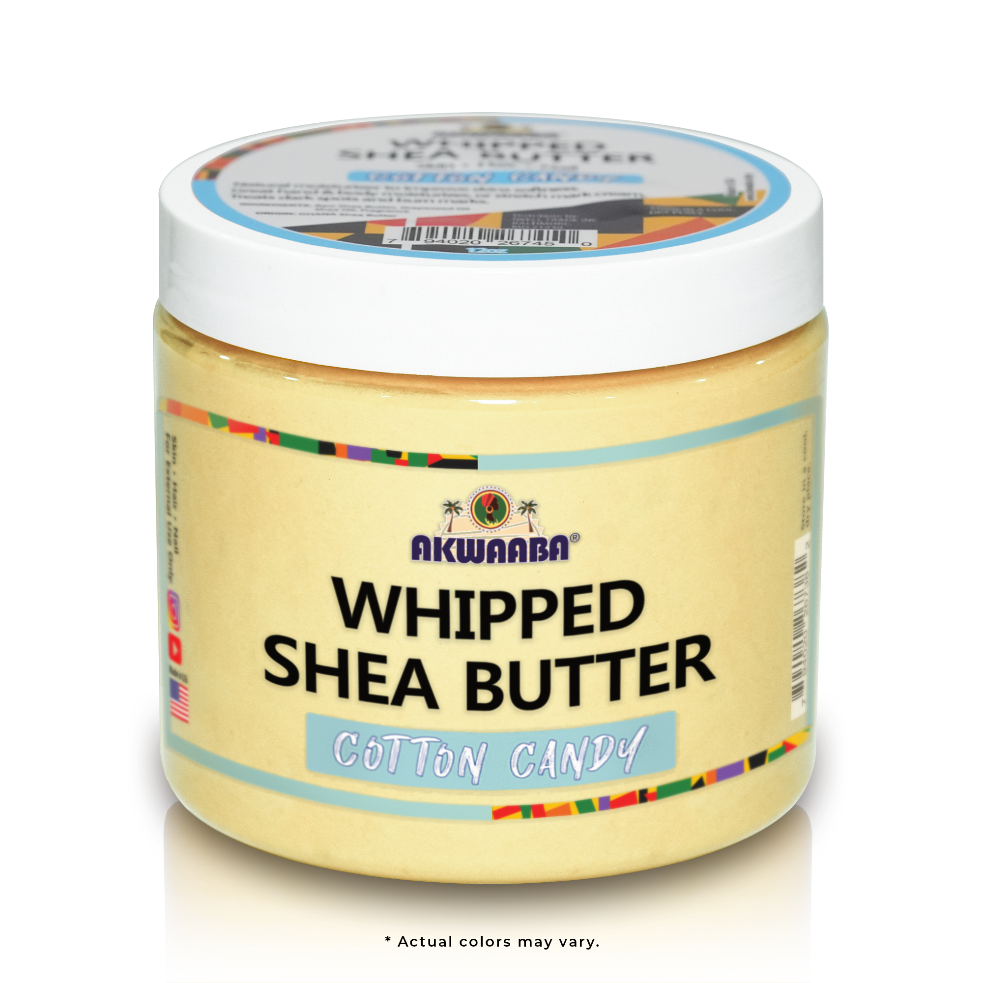 Whipped Shea Butter (Cotton Candy) - 12 oz.