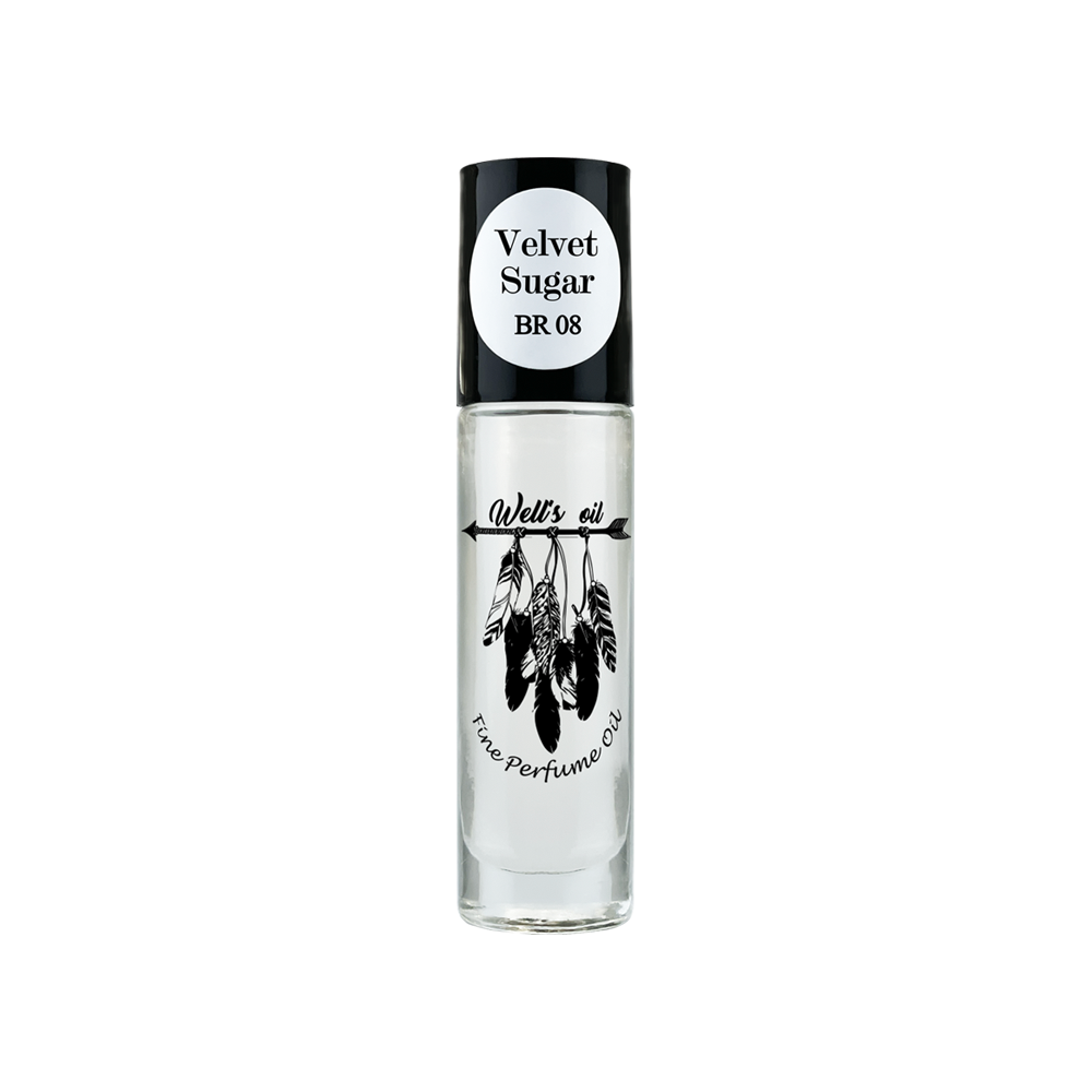 Well&#39;s Perfume Oil Roll-On 0.33 fl Oz Inspired by Velvet Sugar Type