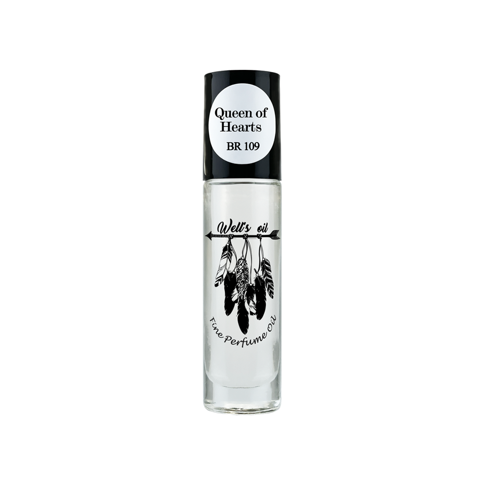 Well&#39;s Perfume Oil Roll-On 0.33 fl Oz Inspired by Queen of Hearts Type