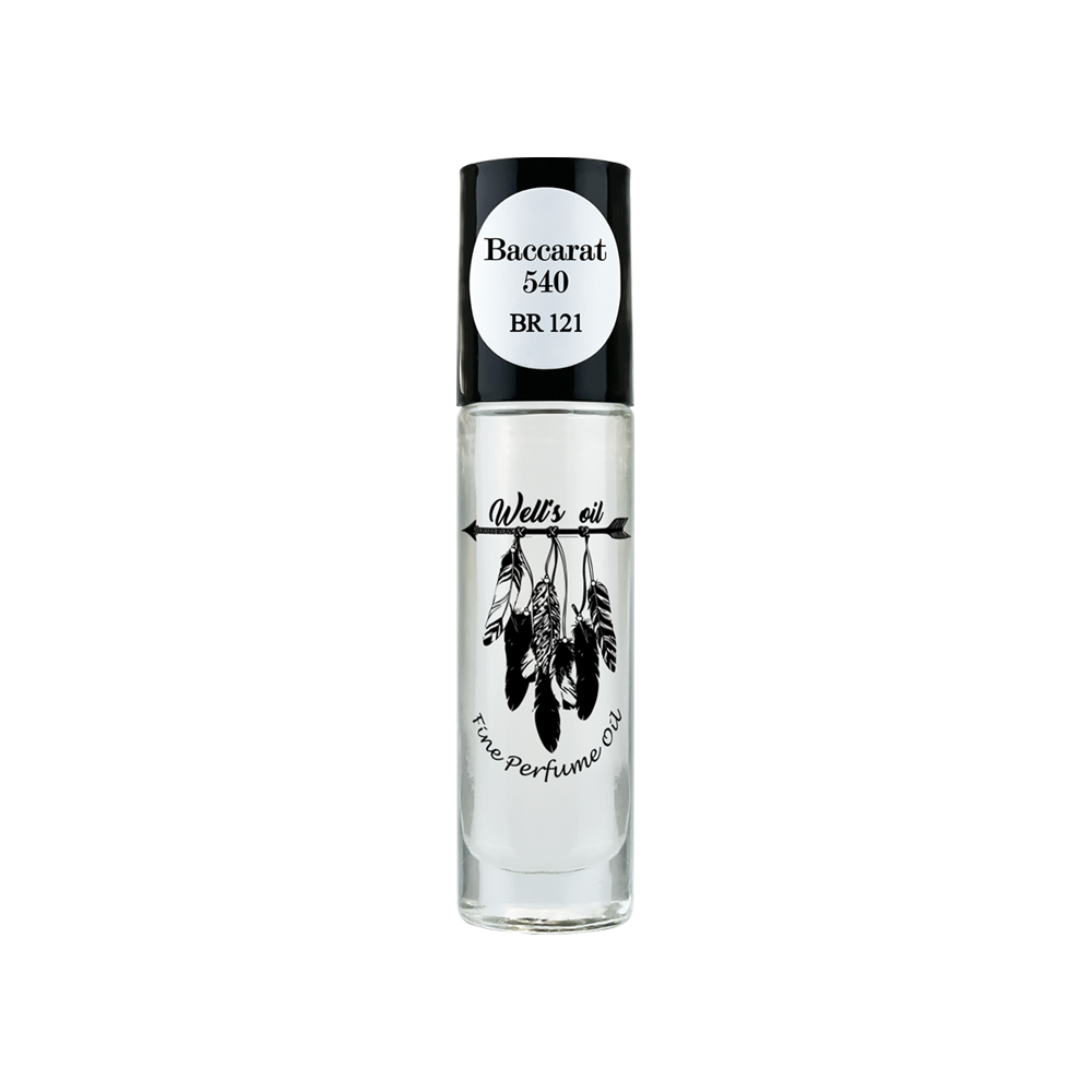 Well&#39;s Perfume Oil Roll-On 0.33 fl Oz Inspired by Baccarat 540 Type