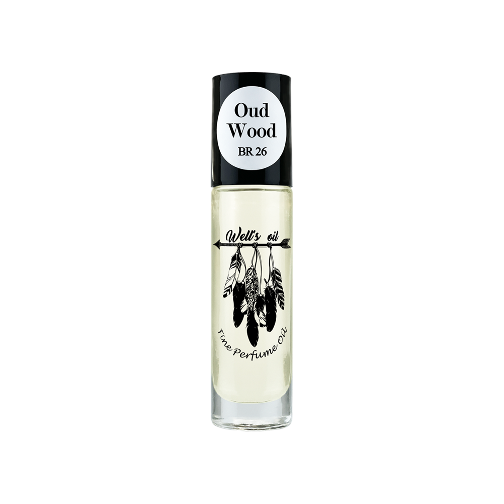 Well&#39;s Perfume Oil Roll-On 0.33 fl Oz Inspired by Oud Wood Type