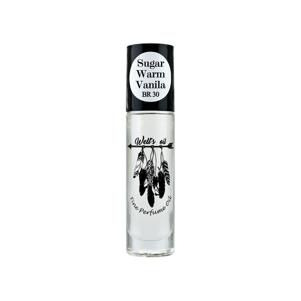 Well&#39;s Perfume Oil Roll-On 0.33 fl Oz Inspired by Sugar Warm Type