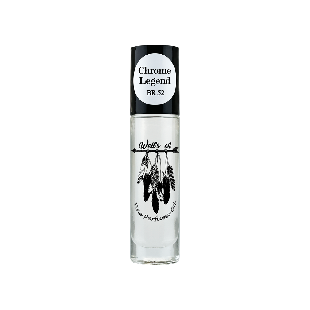 Well&#39;s Perfume Oil Roll-On 0.33 fl Oz Inspired by Chrome Legend Type