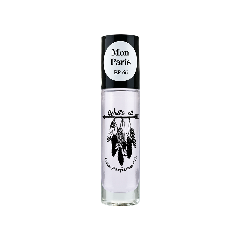 Well&#39;s Perfume Oil Roll-On 0.33 fl Oz Inspired by Mon Paris Type