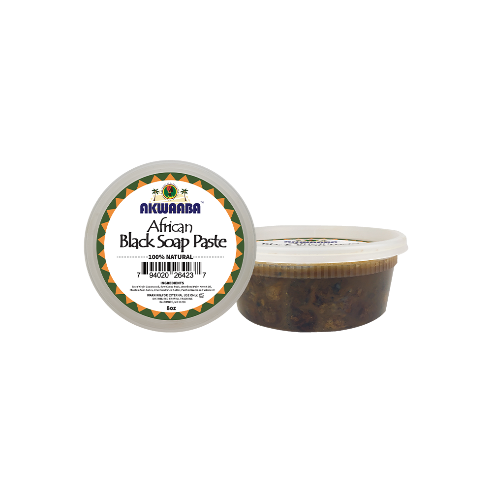 Akwaaba African Black Soap Paste 8oz