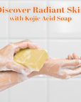 Akwaaba Kojic Acid with Lemon Soap Bar 4oz