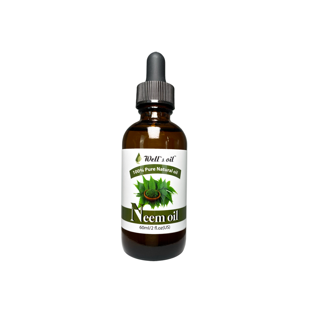 Well&#39;s Oil 100% Pure Natural Carrier Oil 2oz Neem