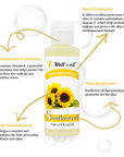 Well's Oil 100% Pure Natural Carrier Oil 4oz Sunflower