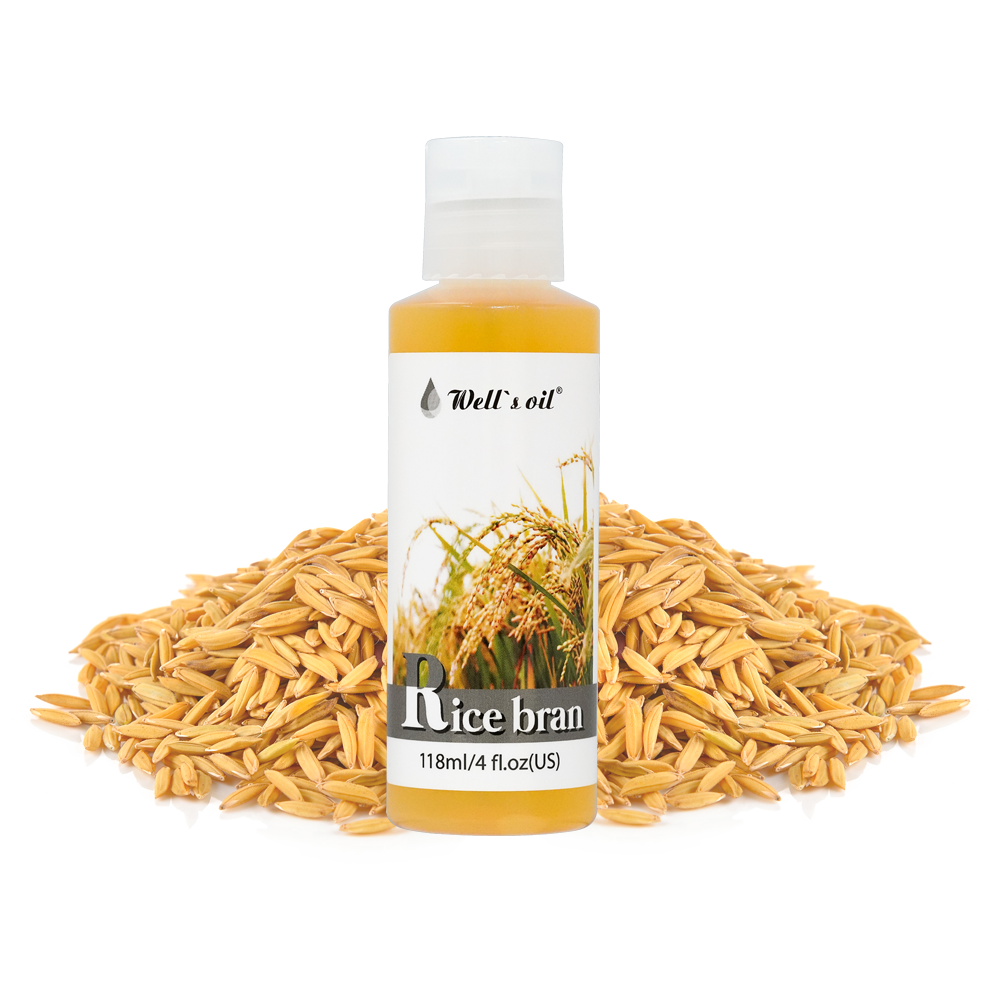 Well&#39;s Oil 100% Pure Natural Carrier Oil Rice Bran