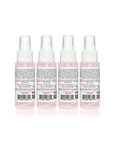 Well's Oil Floral Water and Mist Spray Rosewater 2oz (Mini) 4pack