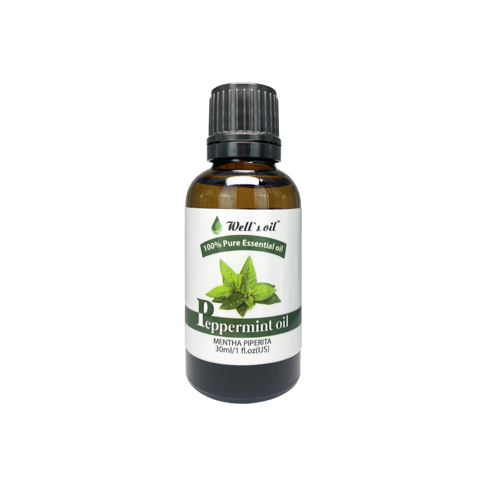 Well&#39;s Oil 100% Pure Essential Oil 1oz Peppermint