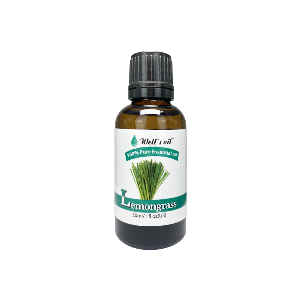 Well&#39;s Oil 100% Pure Essential Oil 1oz Lemongrass