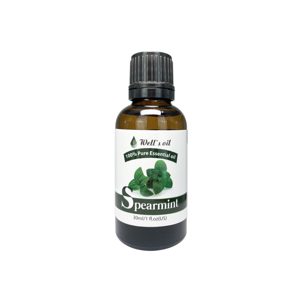 Well&#39;s Oil 100% Pure Essential Oil 1oz Spearmint