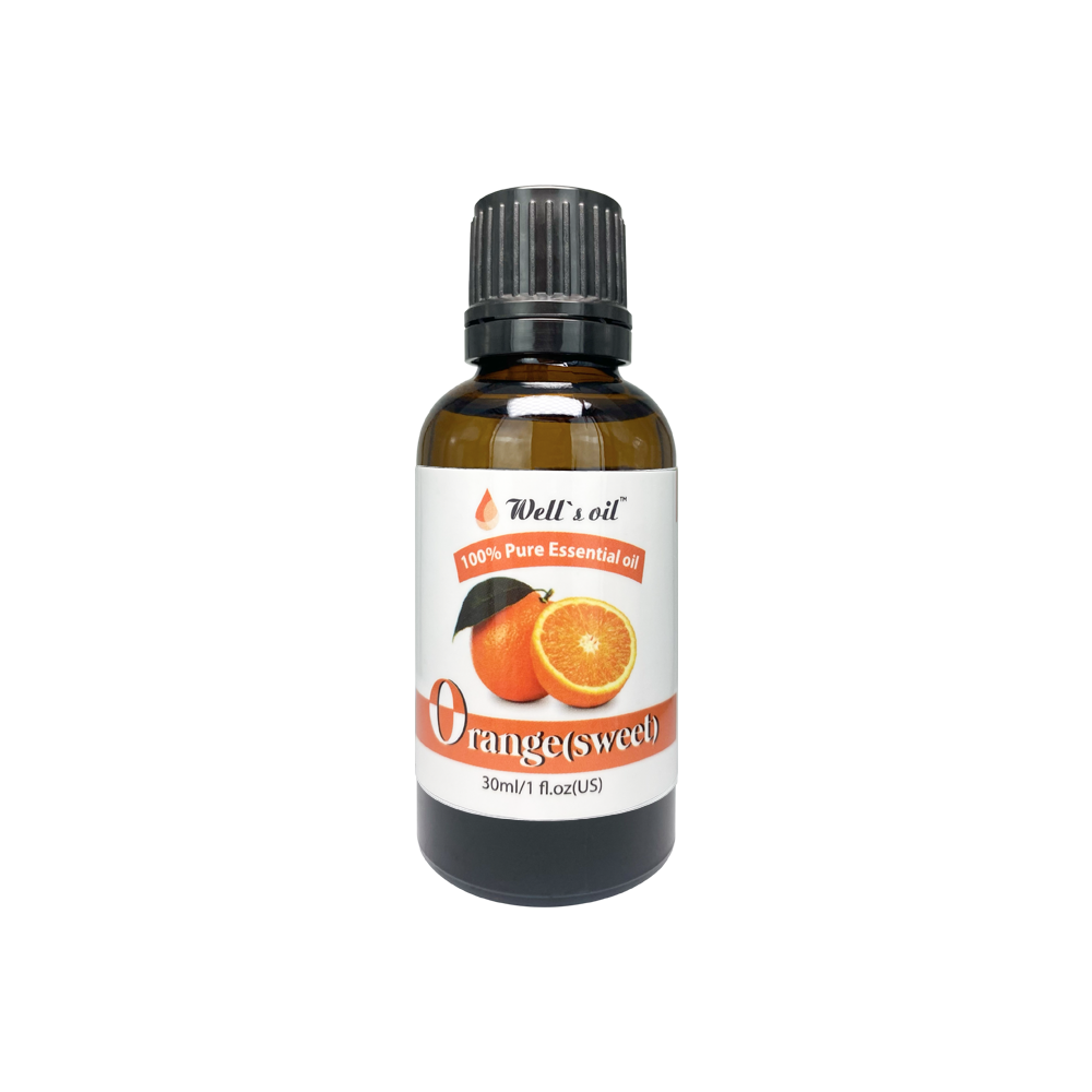 Well&#39;s Oil 100% Pure Essential Oil 1oz Orange Sweet