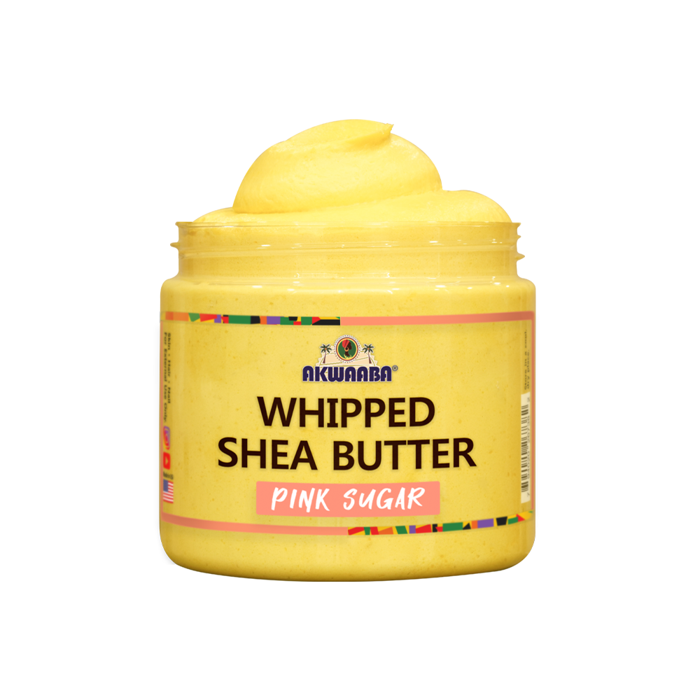 AKWAABA Whipped Shea Butter(Pink Sugar) 12oz