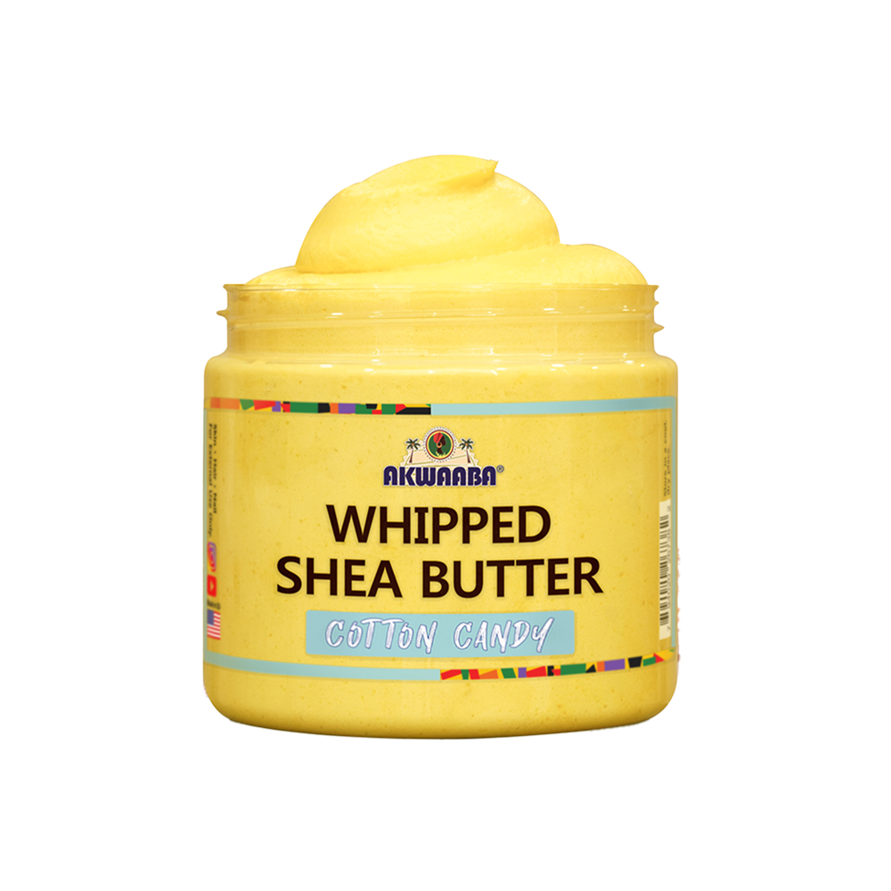 AKWAABA Whipped Shea Butter(Cotton Candy) 12oz