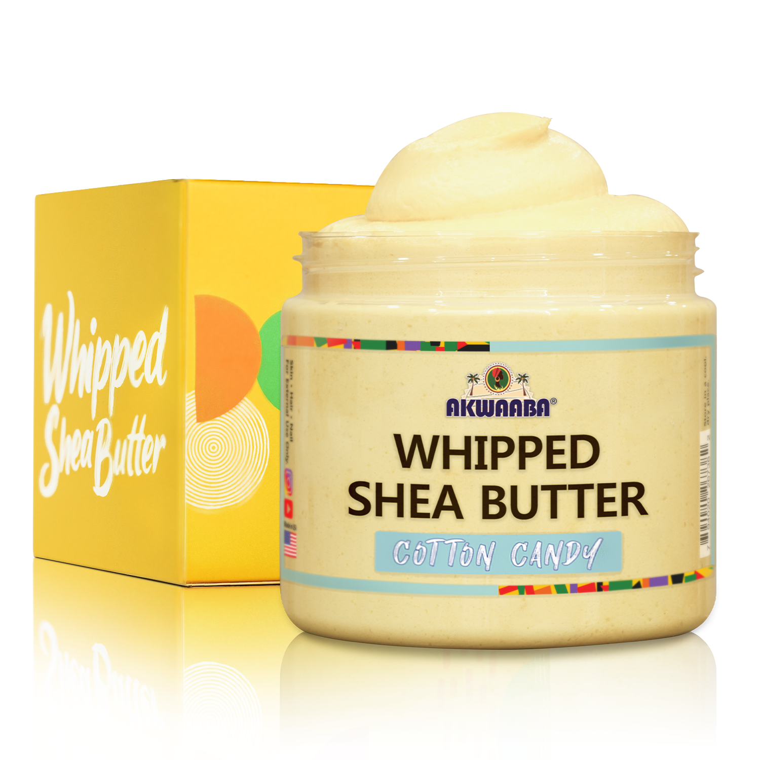 Whipped Shea Butter (Cotton Candy) - 12 oz.