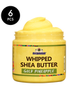 AKWAABA Whipped Shea Butter(Gold Pineapple) 12oz (6 PCS)