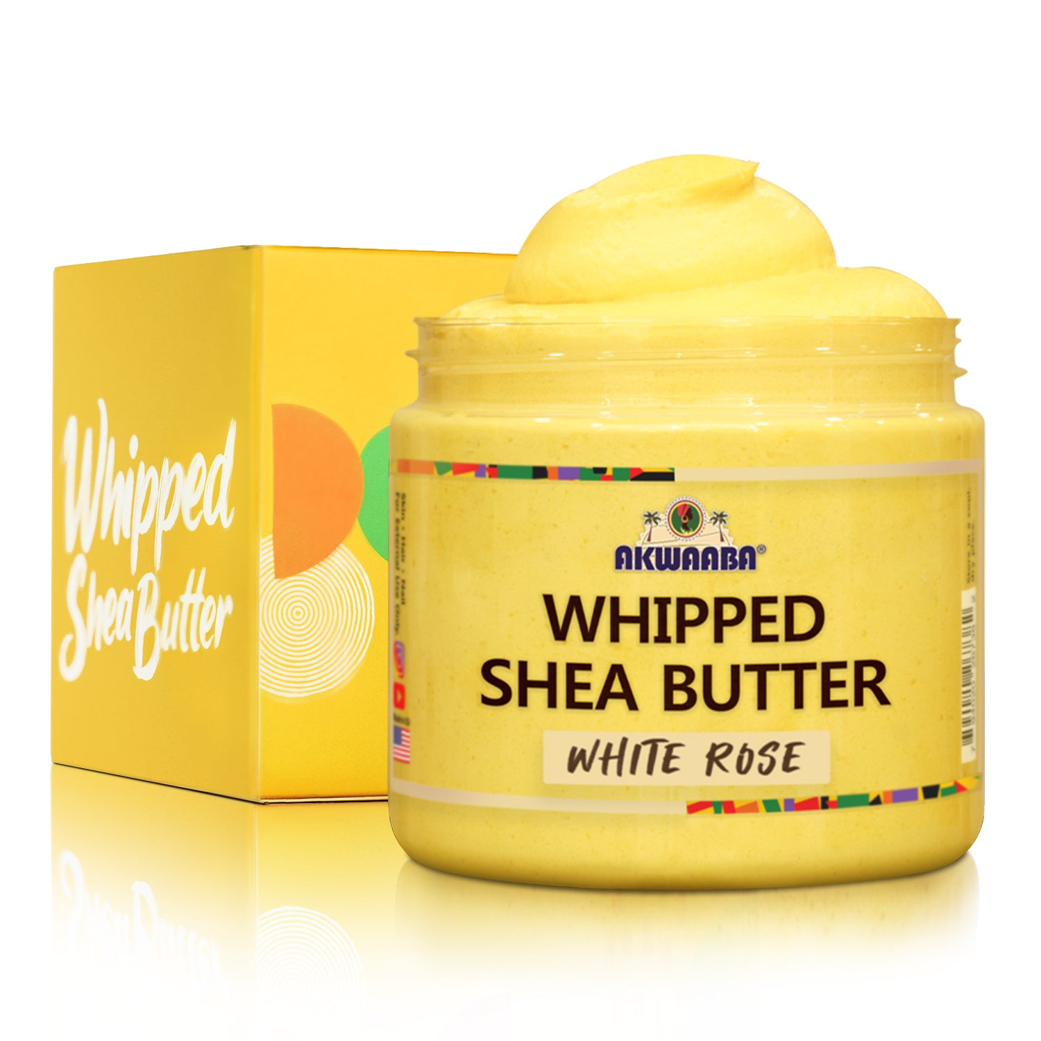 Whipped Shea Butter(White Rose) - 12 oz.