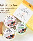 Whipped Shea Butter Set Scent Collection II (White Rose, Sweet Mango, Gold Pineapple) - 3 pcs x 6 oz