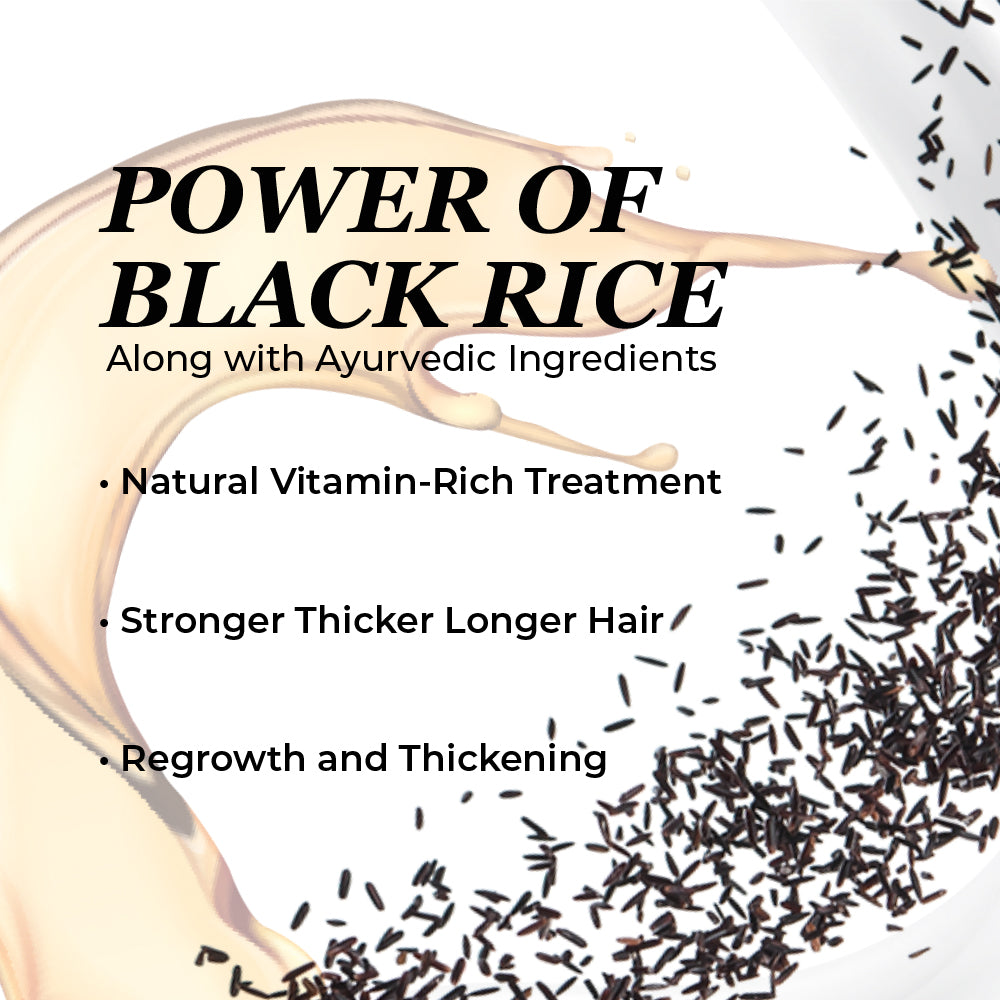 Black Rice Ayurvedic Hair Oil 2oz